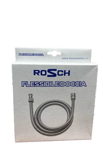 LACCIO DOCCIA MT.1,50 *OTTONE CROMATO* ROSCH COD.000818