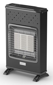STUFA A METANO *INFRA S1 TURBO NON/VENTILATA*PARETE/PAVIMENTO POTENZA DA 1600/2800/4200W