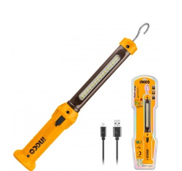 LAMPADA LED PORTATILE INGCO 300LUMEN RIC(USB)HWLI35261