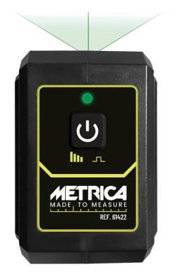 LIVELLA LASER *METRICA* GREEN CROSS 15 MT    (ANCHE 40 CON RICEVITORE)RAGGIO VERDE 61422