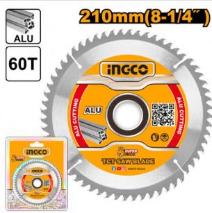 LAMA ALLUMINIO D.210 FORO 30 60 DENTI INGCO  TSB321023