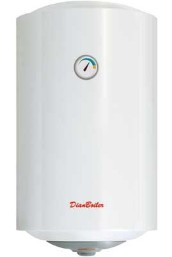 SCALDABAGNO ELET.2A *DIANBOILER* LT.50 VG50  *VERTICALE TONDO* VETROPORCELLANATO IN TITAN