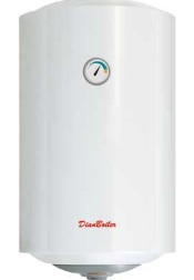 SCALDABAGNO ELET.2A *DIANBOILER* LT.80 VG80  *VERTICALE TONDO* VETROPORCELLANATO IN TITAN