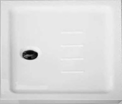 PIATTO DOCCIA  ECO 80X80 *H.4,5 SLIM*        PILETTA DA 90 CERAMICA BIANCA