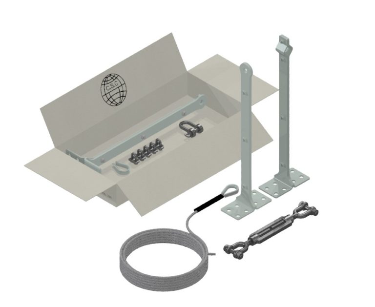 LINEA VITE IN KIT 16 M CD. 602-16M COMPOSTO  DA 3 PALI + KIT FUNE + CARTELLI