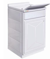 LAVATOIO *IN ABS TOP LINE* L.45XP.50 H.90    1 ANTA COLORE BIANCO C/SIFONE E COPRIVASCA DI