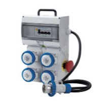 QUADRO PORTATATILE KEY BOX 4 PR.INDUSTRIALE  C/PULSANTE 220 VOLT CD.74120