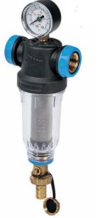 FILTRO AUTOPULENTE *SERIE FILTERZE 3/4* SEMI AUTOMATICO NEW'CO'CARTUCCIA INOX 304 LAVABILE
