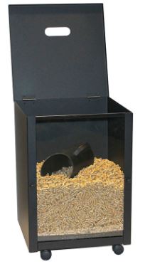 PORTAPELLETS NERO C/PLEX 39X39 H.52 50.118
