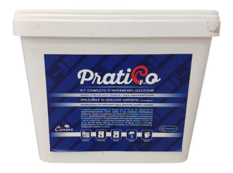 PRATICO KIT COMPLETO D'IMPERMEABILIZZAZIONE