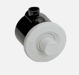 PULSANTE CASSETTA ZAINO PNEUMATICA INCASSO   *CROMO* COD.400106 KARIBA