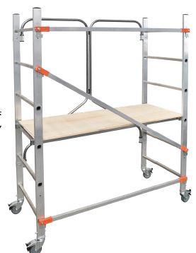 TRABATTELLO GIERRE FX001FL FLECTO MT.1,93    PIEGHEVOLE ALLUMINIO FAST&LOCK