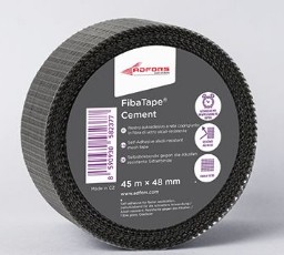 NASTRO IN RETE FIBROCEMENTO 46 MT X 75 MM    NERO NAF01021