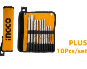 KIT 10 PZ PUNTE E SCALPELLI INGCO SDS PLUS   AKD2101
