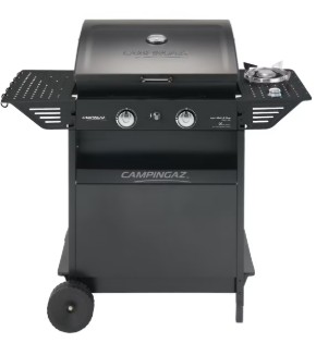 BARBECUE *XPERT 200LS PLUS* 2 RIPIAN+FORNELLOSISTEMA ROCCIA LAVICA CON COPERCHIO FORNO E