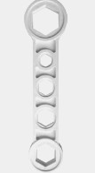 CHIAVE PER TAPPI RADIATORI IN PVC 570063