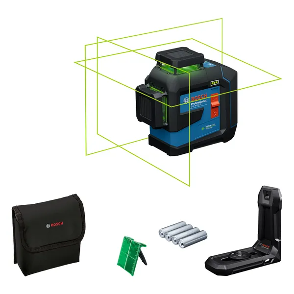 LIVELLA LASER GLL 80-33 G + BATT 3,7V 3AH    RAGGIO VERDE 0601065501