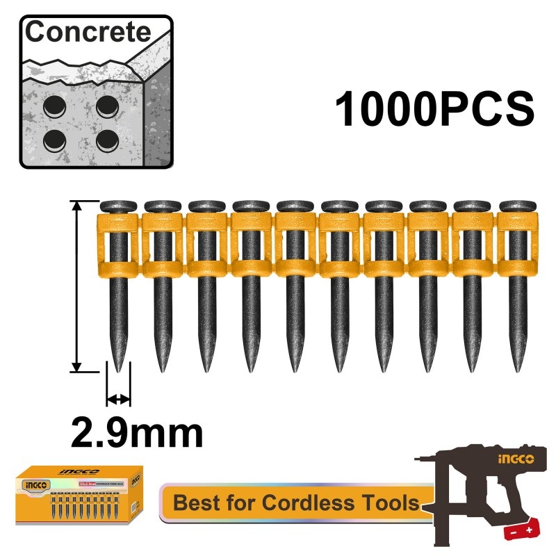 CHIODI PER CHIODATRICE INGCO 27MM ANA02271   CF.1000PZ
