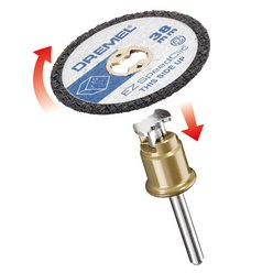 DREMEL SC476 SPEEDCLIC 5 DISCHI TAGLIO PER   PLASTICA 2615S476JB