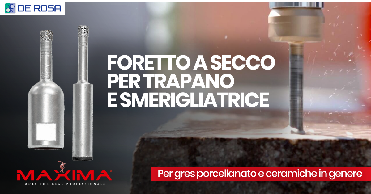 Forature di precisione su gres e ceramica? 