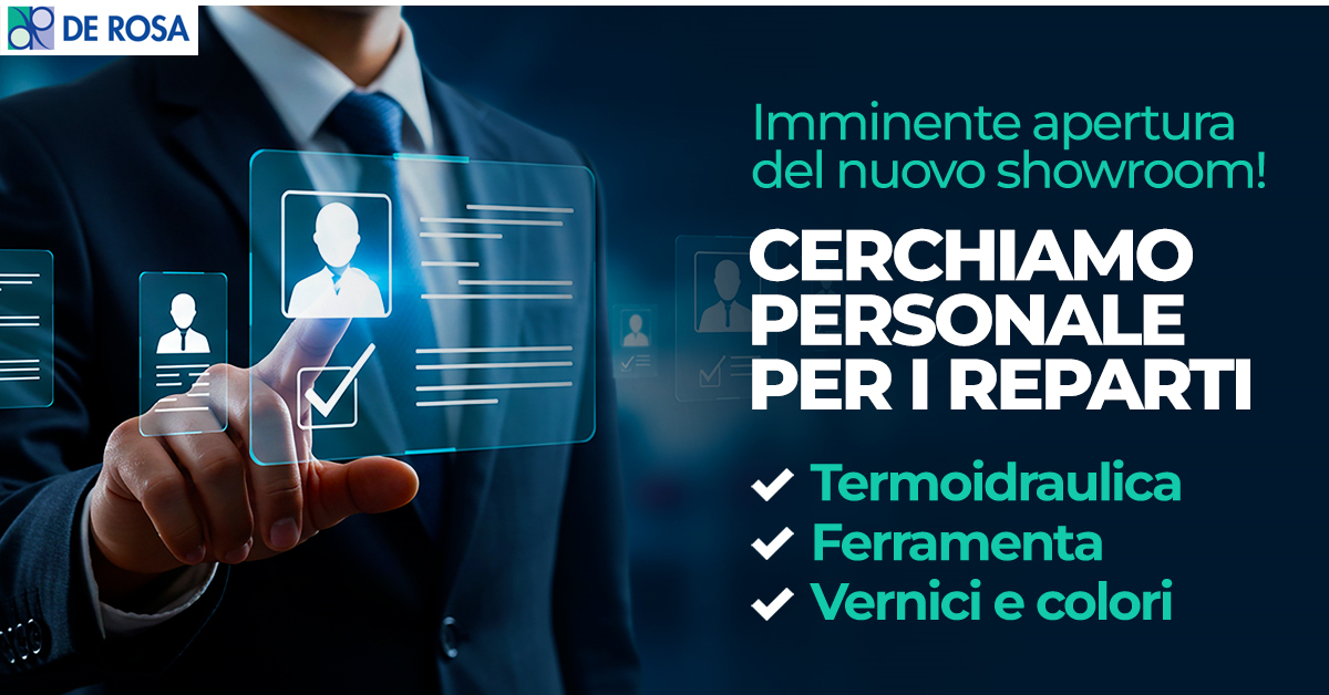 Nuove opportunità da De Rosa: cerchiamo venditori per il nostro prossimo showroom