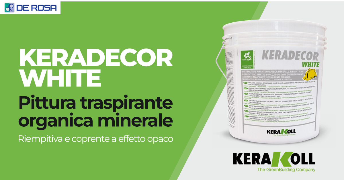 Keradecor White: la pittura traspirante che unisce estetica e protezione