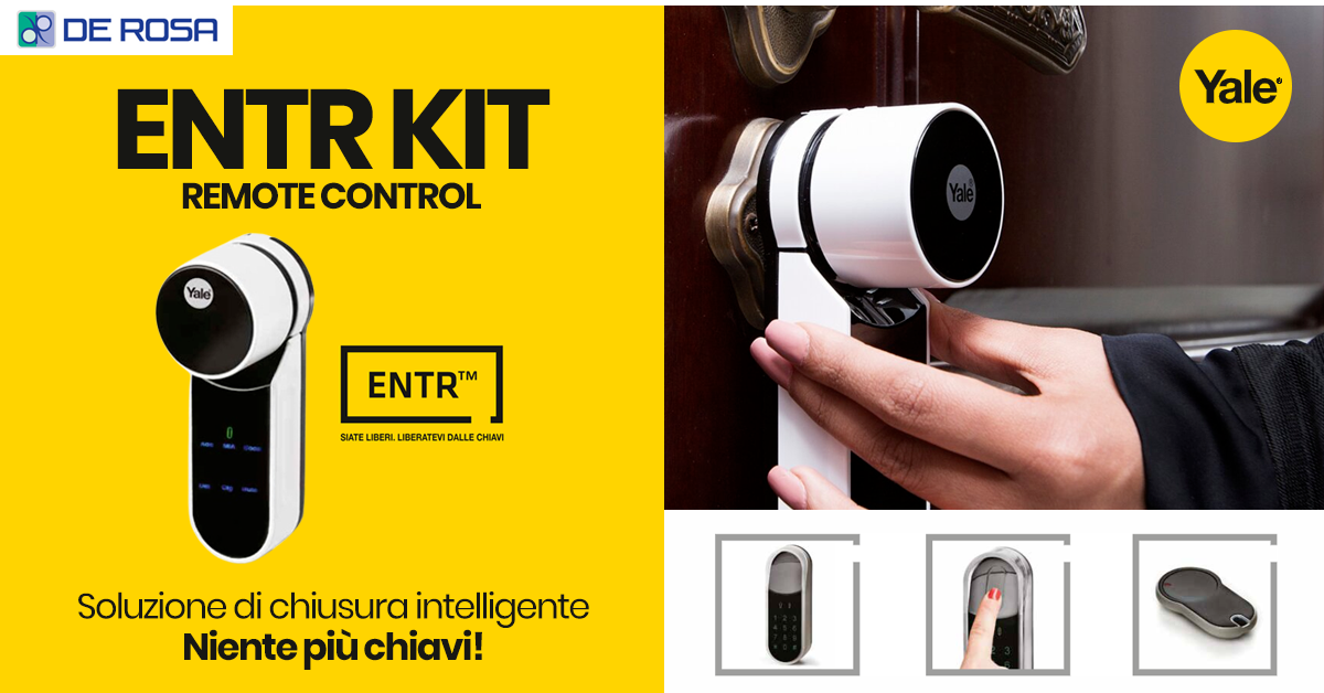 ENTR KIT Remote Control Yale: praticità e sicurezza a portata di mano