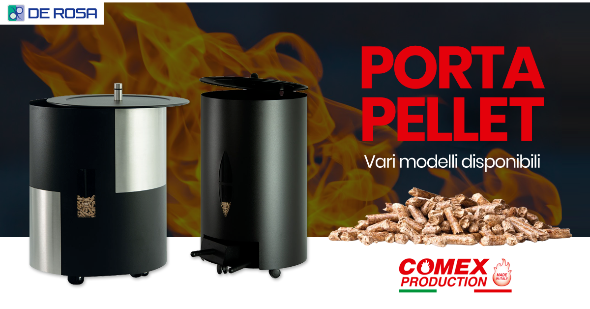 Portapellets Comex Production: eleganza, funzionalità e spazio ordinato