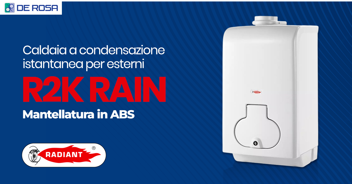 Caldaia a condensazione Radiant R2K RAIN per installazione esterna 