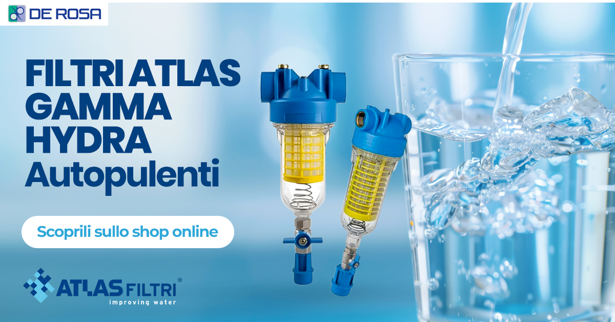 Gamma HYDRA di Atlas Filtri disponibile da De Rosa Srl