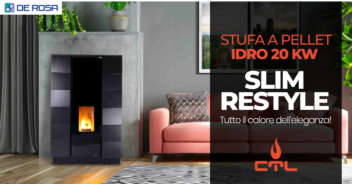Slim Restyle: la stufa CTL Italia pensata per integrare comfort e stile