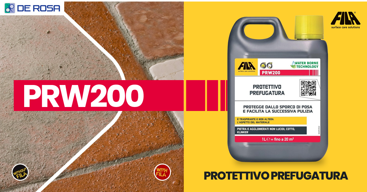 PRW200 FILA: il protettivo prefugatura che lavora prima del cantiere