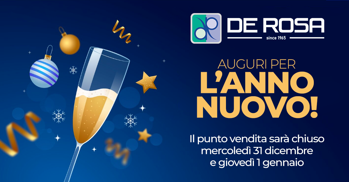 Buon anno da De Rosa Srl!