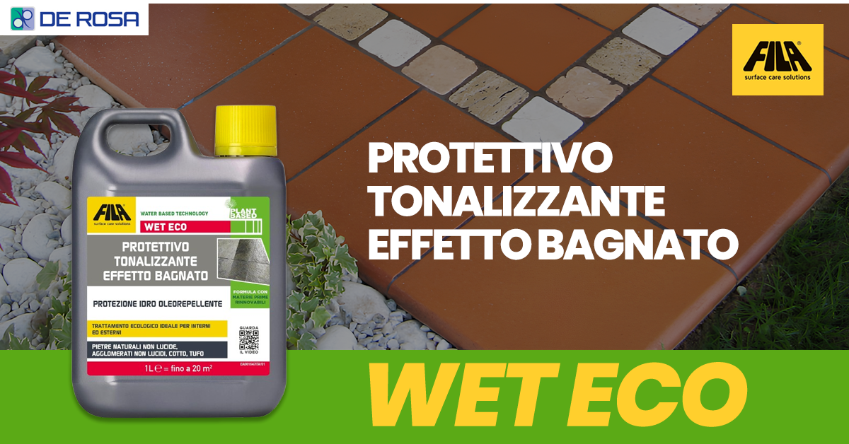 Wet Eco di Fila Surface Care Solutions: il trattamento antimacchia che ravviva le superfici