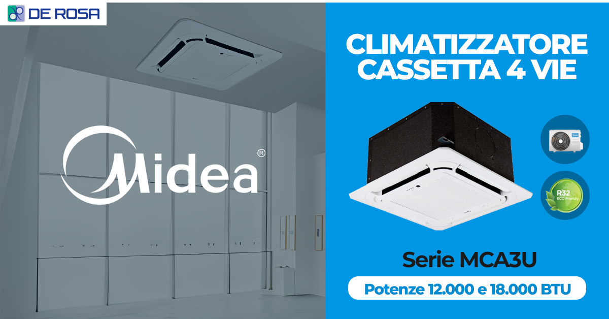 Climatizzazione professionale Midea: comfort e praticità per uffici e locali commerciali