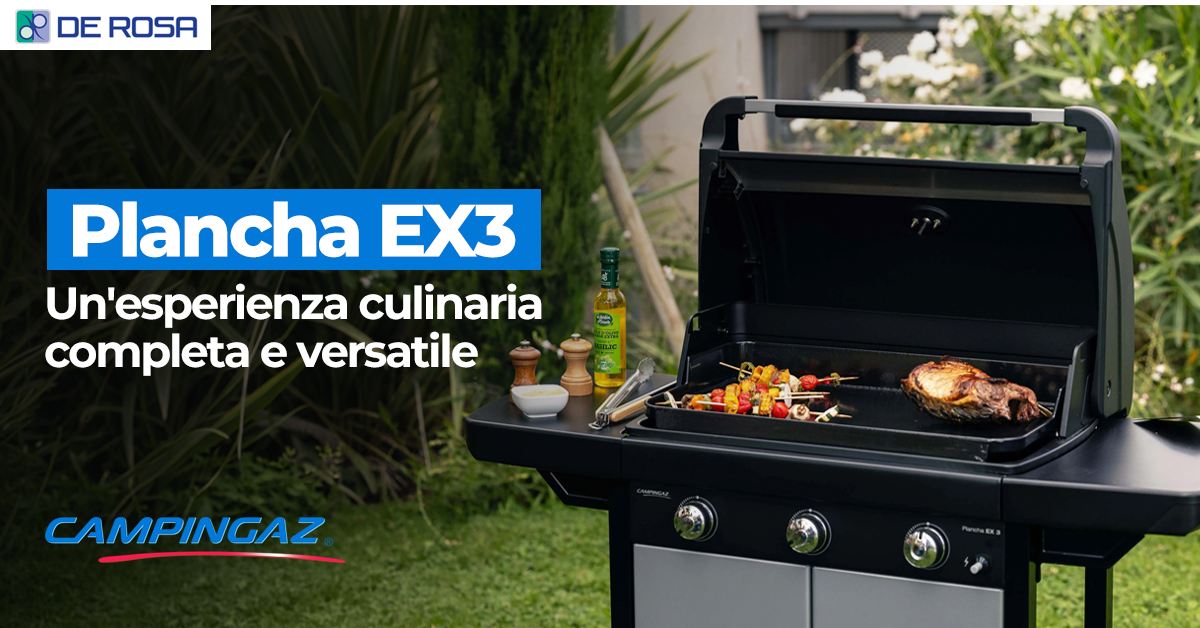 Plancha Campingaz EX3: una nuova idea di cucina outdoor