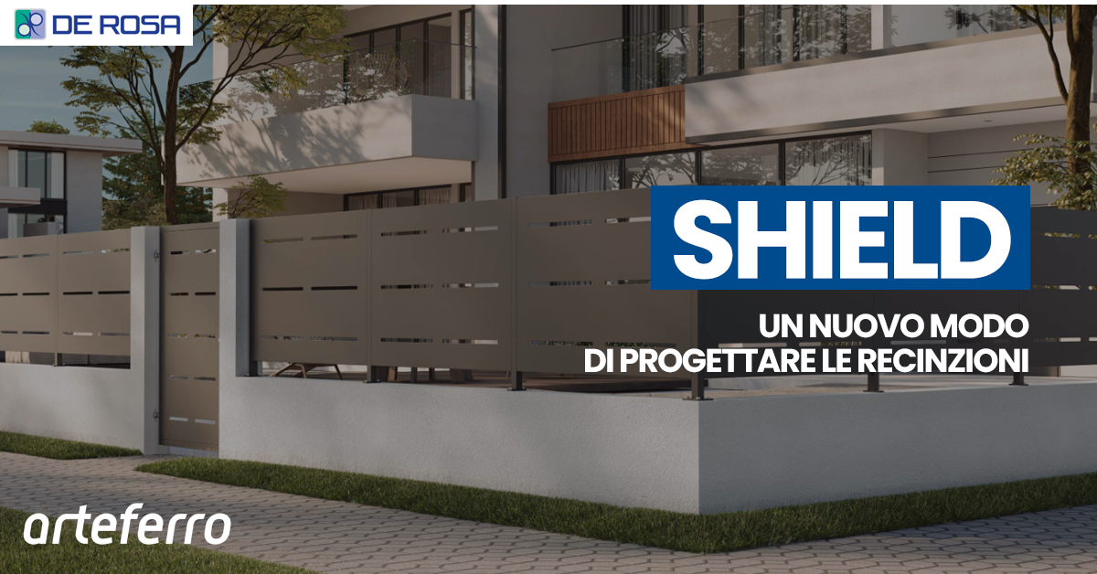SHIELD Arteferro: soluzioni modulari per recinzioni e cancelli